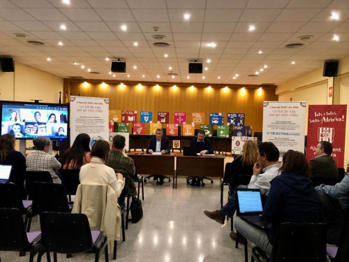 Presentació de la “Guia de reptes de futur alineats amb els ODS” a personal tècnic i polític de l'Ajuntament d'Abrera