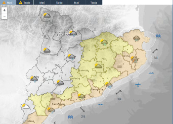 Previsió meteorològica. Dimecres 9 de setembre de 2020, meteocat.