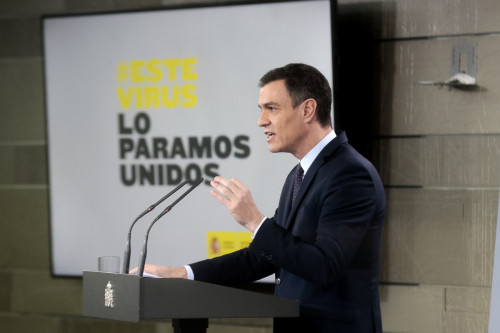 Roda de premsa Pedro Sánchez 17.03.20