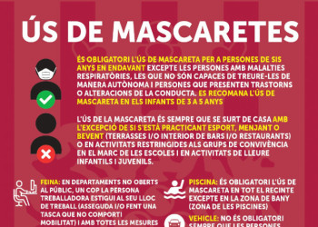 üs de la mascareta. 17 de juliol de 2020