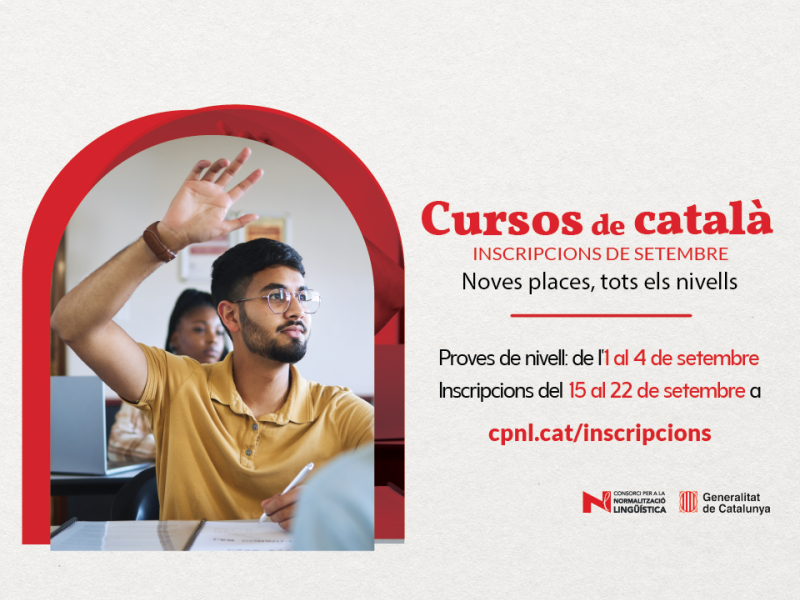 A Abrera apostem per la formació dels nostres veïns i veïnes! El proper mes de setembre des de l'Oficina de Català d'Abrera, s'obrirà el termini d’inscripció per a les classes del curs 2025-2026