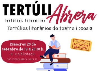 Atenció! La Biblioteca Josep Roca i Bros d'Abrera torna de vacances amb més activitats durant el mes de setembre! Us hi esperem!
