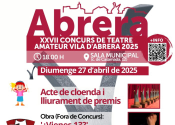 Cloenda Concurs de Teatre Amateur Vila d'Abrera 2025