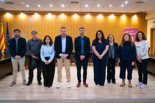 La inversió en energies renovables i l'ús eficient de l'aigua centren la visita a Abrera del Diputat d’Acció Climàtica i Transició Energètica, Marc Serra