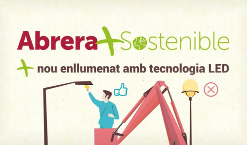 Abrera + Sostenible! Vídeo nou enllumenat amb tecnologia LED