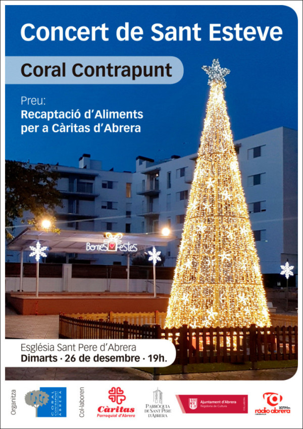 Concert de Sant Esteve amb la Coral Contrapunt