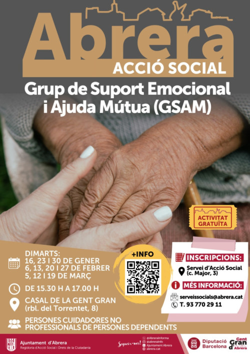 Cartell inscripcions GSAM gener 2024
