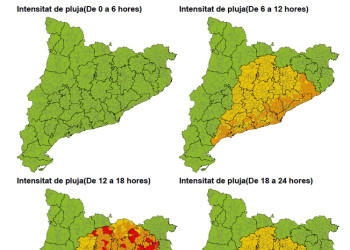 Consells de prevenció davant la previsió de pluges intenses i temps violent que podrien afectar Abrera durant aquesta tarda i nit de dimecres 14 d'agost de 2024