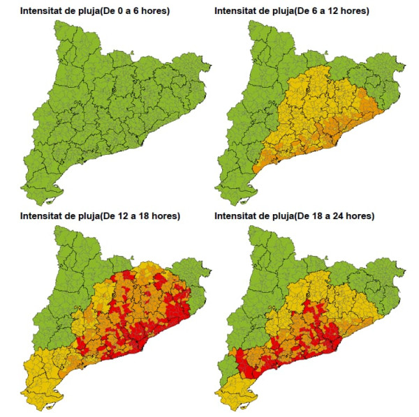 Consells de prevenció davant la previsió de pluges intenses i temps violent que podrien afectar Abrera durant aquesta tarda i nit de dimecres 14 d'agost de 2024