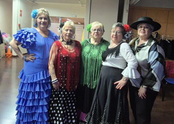 La Junta del Casal de la Gent Gran d'Abrera celebra el Dia d'Andalusia a Abrera (09.03