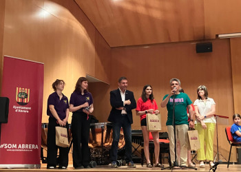 Gaudim amb el Festival RITMIKS, de Joves Músics Europeus, a l’Auditori del Centre Polivalent del Rebato i amb la nostra Escola Municipal de Música com a amfitriona!