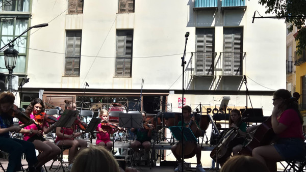 Gaudim amb el Festival RITMIKS, de Joves Músics Europeus, a l’Auditori del Centre Polivalent del Rebato i amb la nostra Escola Municipal de Música com a amfitriona!