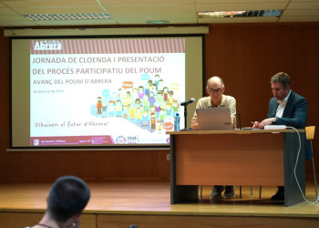 Dibuixem el futur d'Abrera! Assistim a la cloenda del procés participatiu de l'Avanç del POUM, el dilluns 16 de juny a la Casa de Cultura
