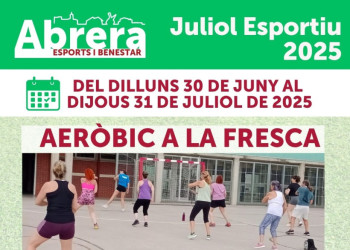 A Abrera, aquest estiu ens movem i fem esport! Vine a gaudir de les diferents propostes esportives en el marc del Juliol Esportiu d'Abrera 2025!