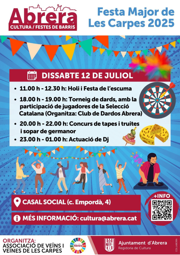 Consulteu la programació de la Festa Major de Les Carpes 2025