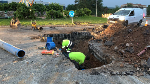 Restablert el subministrament d'aigua en tots els carrers del barri del Rebato d'Abrera