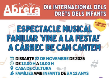 Cartell Commemoració del Dia Internacional dels Drets de la Infància 2025