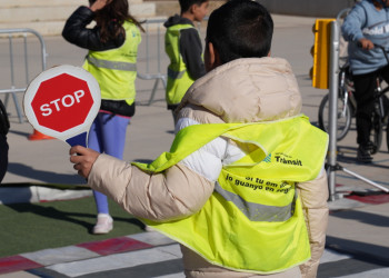 A Abrera apostem per la mobilitat segura a les escoles amb formació teòrica i pràctica de l'alumnat de cinquè de primària