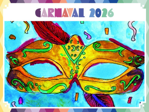 Cartell guanyador del Concurs infantil de Cartells de Carnaval 2026 d'Abrera