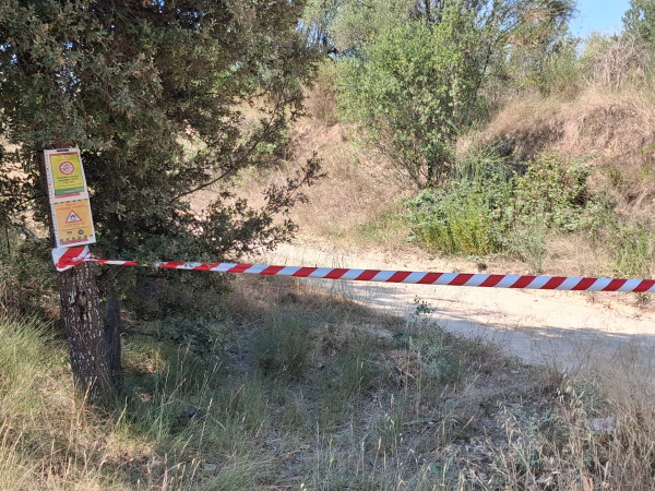 Actualització:13.45H - Tanquem els accessos als espais naturals d'Abrera per l'activació del nivell 4 del Pla Alfa davant el risc extrem d'incendi forestal