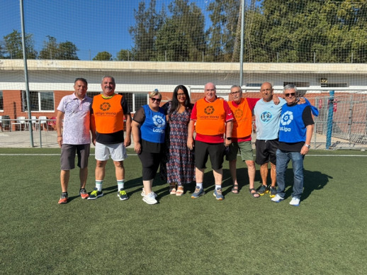 Molt bona acollida de la jornada de portes obertes del nou programa de Futbol+60 per a persones majors de 60 anys