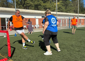 Molt bona acollida de la jornada de portes obertes del nou programa de Futbol+60 per a persones majors de 60 anys