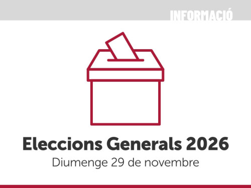 Eleccions Generals 2026 - Diumenge 29 de novembre de 2026