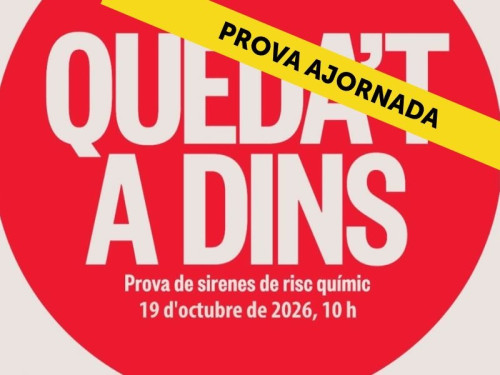 Prova de sirenes ajornada