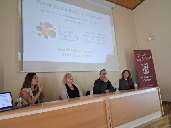 La salut mental, protagonista del Cicle de Salut d’Abrera amb un col·loqui per compartir experiències personals