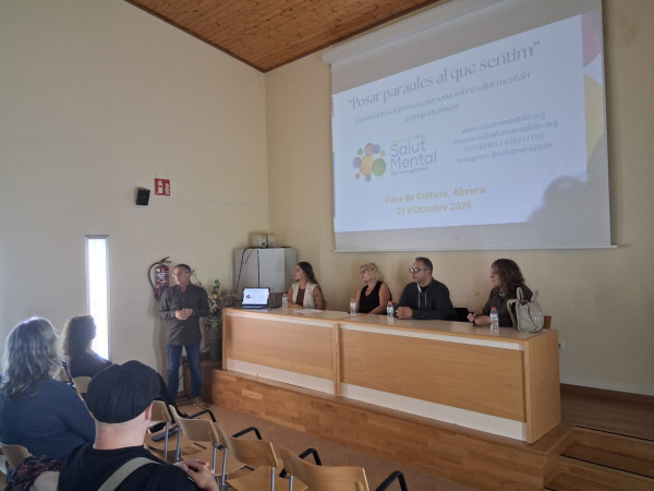 La salut mental, protagonista del Cicle de Salut d’Abrera amb un col·loqui per compartir experiències personals