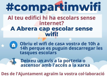 A Abrera, cap escolar sense wifi!
